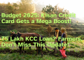 Union Budget 2025: Major Boost to Kisan Credit Card Scheme – What Farmers Need to Know!